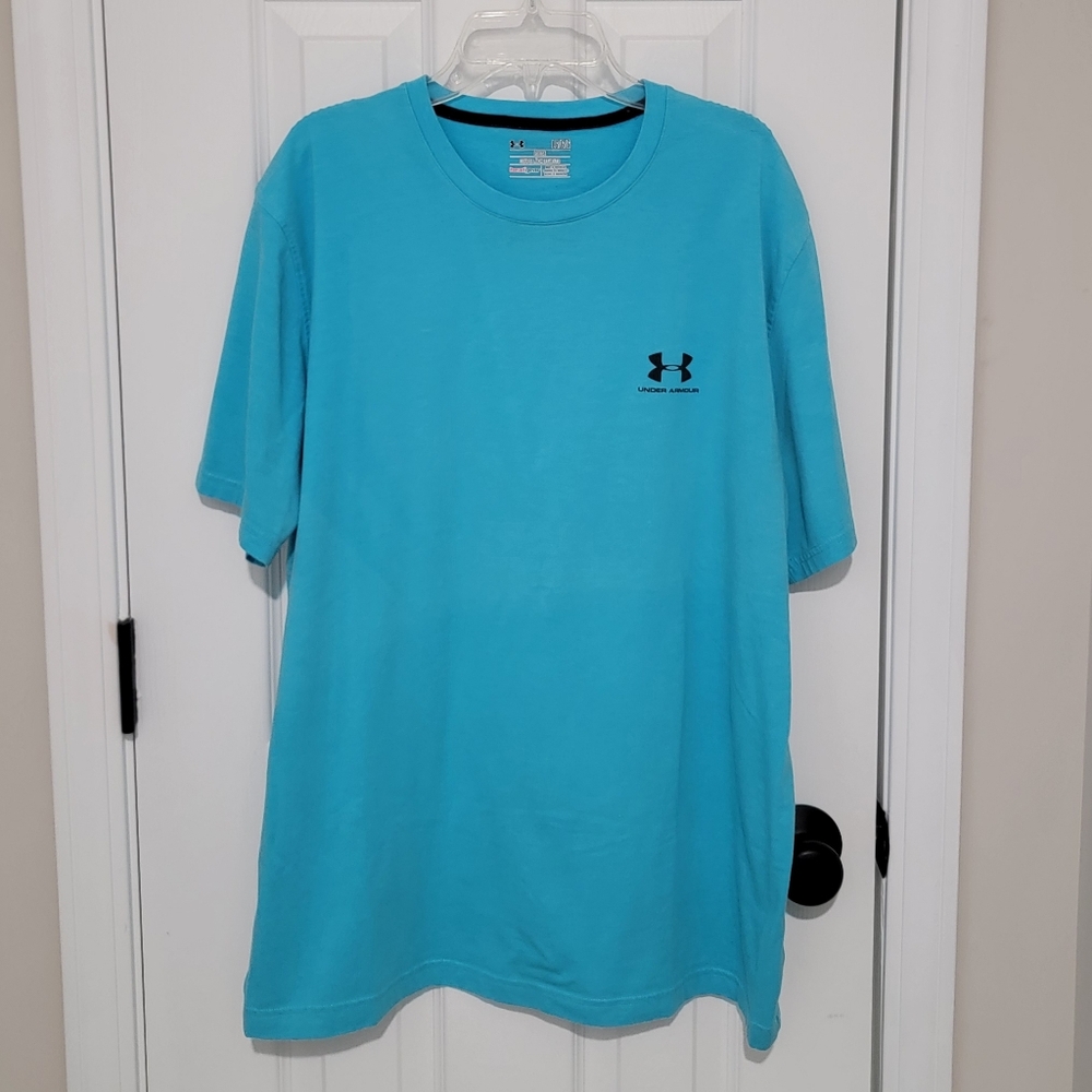 Men's Under Armour Light Blue T-Shirt (Size L)